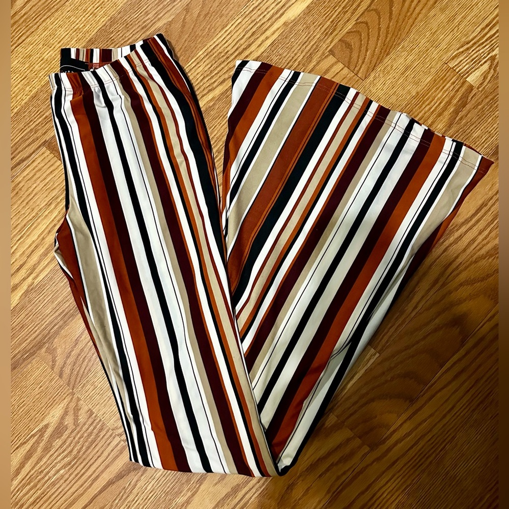 Striped Flare Pants